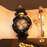 Luxury Crystal Gogoey Quartz Wristwatch