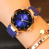 Luxury Crystal Gogoey Quartz Wristwatch