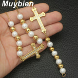 Stainless Steel gold color Bracelet and Necklace Jewelry sets SEWJAZCG
