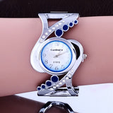 wristwatch quartz crystal rhinestone watches