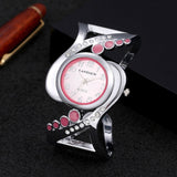 wristwatch quartz crystal rhinestone watches