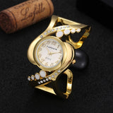 wristwatch quartz crystal rhinestone watches