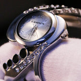 wristwatch quartz crystal rhinestone watches