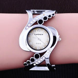 wristwatch quartz crystal rhinestone watches