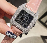 Newest Top Luxury Full Diamond Square Roman numeral Bracelet Watch