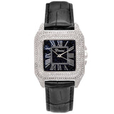 Newest Top Luxury Full Diamond Square Roman numeral Bracelet Watch