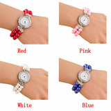 Pearl Beads Quartz Bracelet Watch