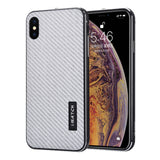 Original iMatch Aluminum Metal Bumper & Real Carbon Fiber Case For iPhone XS/ XS MAX Back Cover Luxury Phone Cases