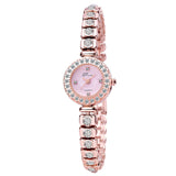 PREMA Luxury Bracelet rose gold Rhinestone Quartz wristwatch