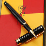 Business Roller Ball Gold Plated Carved Writing Pen