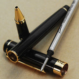 Business Roller Ball Gold Plated Carved Writing Pen