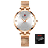 Waterproof Luxury Gold Quartz Wristwatch