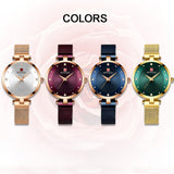 Waterproof Luxury Gold Quartz Wristwatch