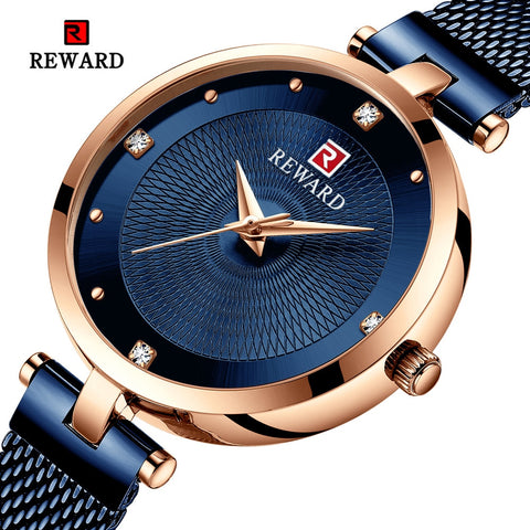 Waterproof Luxury Gold Quartz Wristwatch