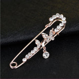 RHao Hijab Pins Rose Safety Pin Brooch