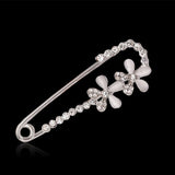 RHao Hijab Pins Rose Safety Pin Brooch