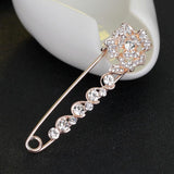 RHao Hijab Pins Rose Safety Pin Brooch