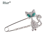 RHao Hijab Pins Rose Safety Pin Brooch