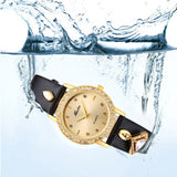 Reloj Mujer Missfox Blue Ladies Gold Watch