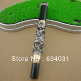 Retro Culture Jinhao Silver Dragon King Play Pearl Pattern Rollerball Pen