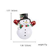 Rinhoo 2018 Xmas Enamel Snowman Stockings Santa Tree Brooch Pin