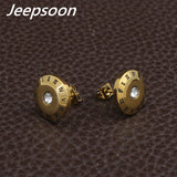 Round New Fashion Stainless Steel Jewelry Two Colors pendant and earring Sets  SGGFAYBD