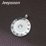 Round New Fashion Stainless Steel Jewelry Two Colors pendant and earring Sets  SGGFAYBD