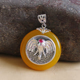 S925 Silver Elephant atmosphere elegant lady T Pendant