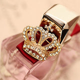 SHUANGR Luxury Clear Austrian Crystal Crown Brooches