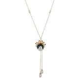 SINZR irregular pearl pendant necklace