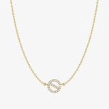 SLJELY S925 Sterling Silver Zircon Love Heart Necklace