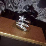 Sailor Moon Brand Pure 925 Sterling Silver Jewelry Meteor Star Ring