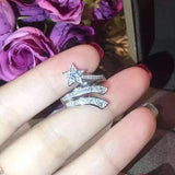 Sailor Moon Brand Pure 925 Sterling Silver Jewelry Meteor Star Ring