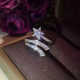 Sailor Moon Brand Pure 925 Sterling Silver Jewelry Meteor Star Ring