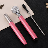 Shampala Crystal Pen Business Metal Ballpoint Pen