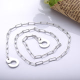 Slovecabin Sterling Silver Handcuff Pendant Necklace