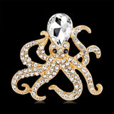 Octopus Brooch Pins Antique Suit Corsage