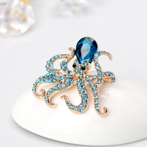 Octopus Brooch Pins Antique Suit Corsage