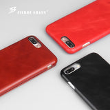 Super Luxury Genuine Leather Phone Case for iPhone XS Max 6 7 8 plus X XR Case 2018 Newest Ultrathin Magnetic Snap Phone Covers