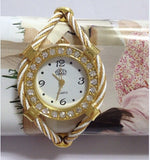 Top Luxury Women Bracelet handmade strap Quartz Watch