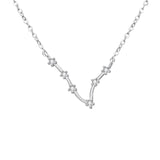 Tuliper 925 Sterling Silver 12 Constellation Bridal Necklace Pendant