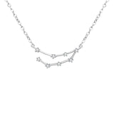 Tuliper 925 Sterling Silver 12 Constellation Bridal Necklace Pendant