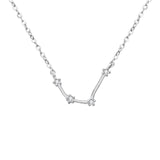 Tuliper 925 Sterling Silver 12 Constellation Bridal Necklace Pendant