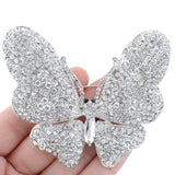 Tuliper Butterfly Animal Brooch Pins Austrian Crystal Rhinestone Brooches