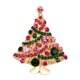 Tuliper Christmas Tree Austrian Crystal Brooch