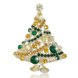 Tuliper Christmas Tree Austrian Crystal Brooch