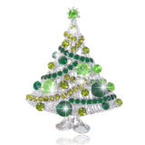 Tuliper Christmas Tree Austrian Crystal Brooch