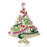 Tuliper Christmas Tree Austrian Crystal Brooch