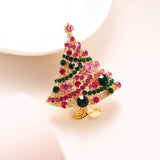 Tuliper Christmas Tree Austrian Crystal Brooch