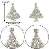 Tuliper Christmas Tree Austrian Crystal Brooch